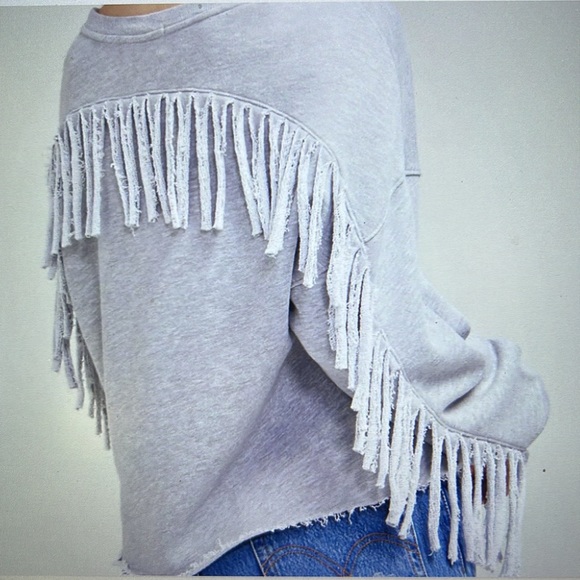 New In plastic Fringe Sweatshirt - Picture 6 of 8